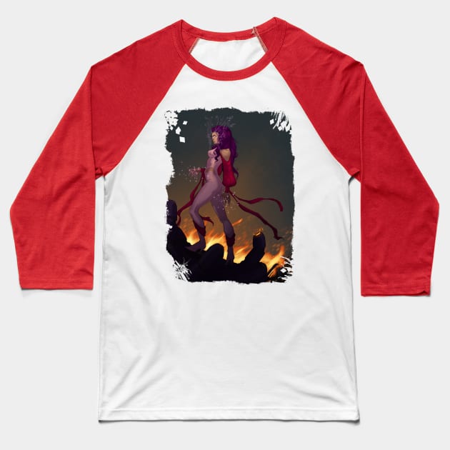 British Psylocke Baseball T-Shirt by tattts